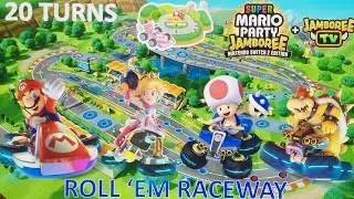 SMPJ + Jamboree TV - Roll 'Em Raceway with Mario Vs Peach Vs Toad Vs Bowser 