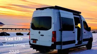 Winter Driving In A Van  | Van life