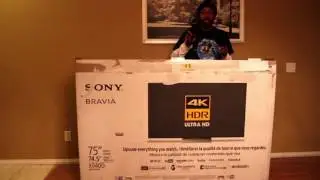 Sony Bravia X940D Unboxing (My first ever unboxing)