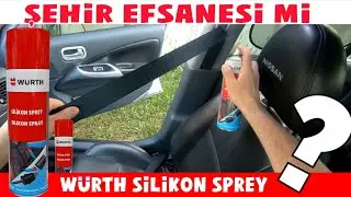 ŞEHİR EFSANESİ Mİ ? Würth silikon sprey ile Emniyet kemeri bakımı nasıl yapılır  #reklam