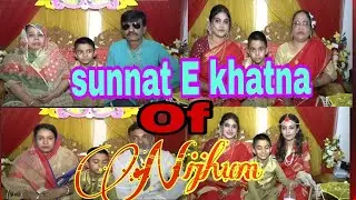 Sunnat E Khatna Of Nijhum|| Holud Program Part 1 || Brishtys Vlog