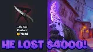 CSGORoll CRAZY MODE Stole $4000 In Items during this CASE BATTLE.. (Battle Highlight)