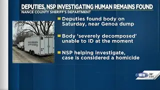 Homicide investigation underway after remains found in Nance County