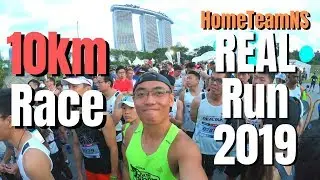 HomeTeamNS REAL Run 2019 10km Race Experience | Singapore Running at Gardens By The Bay