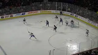 Alex Belzile of the Laval Rocket scores vs. the Syracuse Crunch 12/30/22
