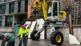 Menzi Muck M220 Before the Snow