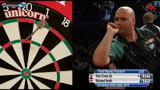 2018 European Darts Open Round 3 Cross vs North