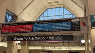 Secaucus Junction.  Sunday 25 Jan - Storm Fern NJ Transit