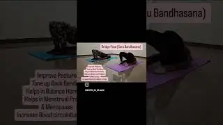 #yoga #earlymorning #spirituality #selfhelp #fitness #mindbodysoul #bridgepose #om  #youtubeshorts