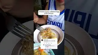 Chicken Curry w/boiled egg 279 Calories