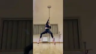 Beginner EXOTIC poledance #poledance #shorts #exoticpole