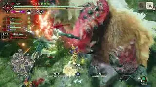 Monster Hunter Rise Sunbreak, Goss Harag, Bishaten sanguin, insect glaive, gameplay, nintendo switch