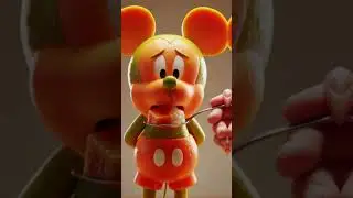 ASMR de frutas con Mickey Mouse 🍓 | Arte hiperrealista que te har&aacute; sonre&iacute;r