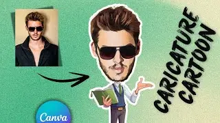 Caricature Cartoon Art Design with Canva