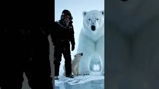 Frozen Polar Bear Saved by Fire | Arctic Survival Story | Emotional Wildlife Rescue