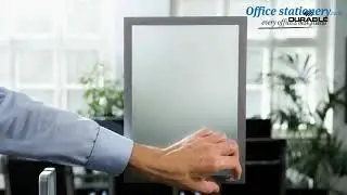Durable Duraframe Magnetic Display Frame Self Adhesive A4 Blue (Pack 2) 487207 11937DR