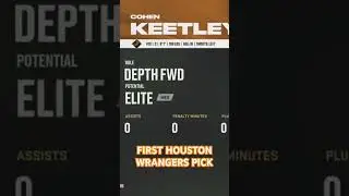First Ever Draft Pick | NHL 26 - Houston Wranglers Expansion Franchise #nhl26