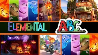 Elemental ABC/ Elemental movie characters for kids