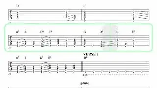 VERUCA SALT ● Volcano Girls [ Isolated Guitar 1 + TAB ]