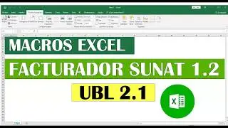 Facturacion Electrónica desde Excel Facturador SUNAT 1.2 UBL 2.1