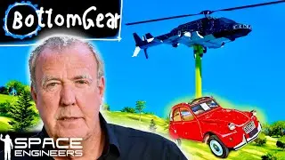 Top Gear Drops Citroen From Helicopter In Space Engineers
