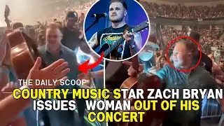 Country music star Zach Bryan issues warning to fans after kicking woman out of his| The Daily Scoop