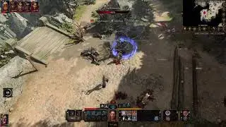 Baldur's Gate 3: Githyanki Patrol fight - Solo Sorcerer (they don't get to attack)