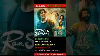 Ram Setu Movie Comparison And Box Office  Collection #movies #moviereview #shortsfeed #shorts