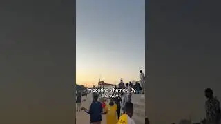 Went to 150 street for the first time played in xawaadle stadium had a huge crowd watch me play