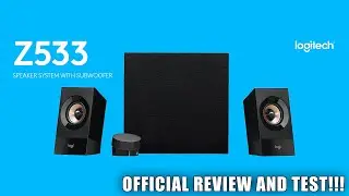 LOGITECH Z533 SPEAKER SYSTEM W/ SUBWOOFER (OFFICIAL REVIEW AND TESTING!!!)