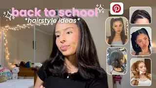 PINTEREST HAIRSTYLE IDEAS FOR SHORT HAIR🌟 | back to school edition
