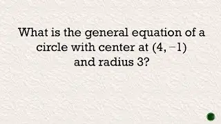 Equation of the Circle Center at (h, k) 12 #maths #math #mathematics #mathtutorial #mathlearning