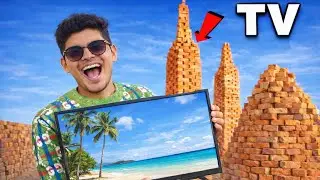 Make Highest Brick Tower & Win LED TV 📺 Challenge |सबसे ऊँची बिल्डिंग बनाओ और जितो एक टीवी |