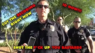 Dumb Cops Schooled: Tyrant Cop Fails to Force ID for Public Filming! ID Refusal