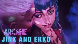Jinx and Ekko Kissing scene 4K | Arcane season 2