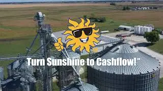 281.6 kW Roof Mounted Solar Panels for Large Grain Farm in McLean, IL