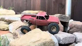 1/18 Custom Meus Trx4m Datsun 3d printed body R/C Crawler Pt.1