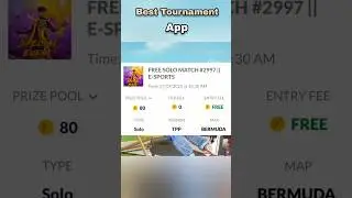 Free fire Best Tournament app 😲 For free fire #freefiretournamentapp