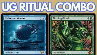 LEVEL UP! UG Birthing Ritual Combo with NO RESERVE LIST cards feat. Abhorrent Oculus. MTG League