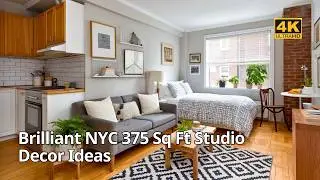 Brilliant Small Space Living in NYC | 375 Sq Ft Brooklyn Studio