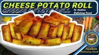 10 Min Recipe | Cheese potato roll | by Afshan Delicious Food #Recipe