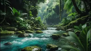 Relax in Beautiful Forest, Peaceful Forest Stream with Bird Songs, Nature Sounds,Forest Ambience #3