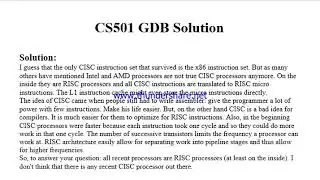 CS501 GDB Solution