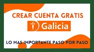 COMO tener cuenta GRATIS en BANCO GALICIA