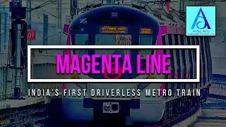 India's First Driverless Train - Magenta Line | 8K UHD 60 fps Video by ASHU ARTS