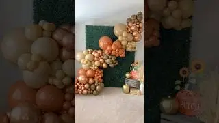 Thanksgiving Themed Balloon Backdrop! 🍂