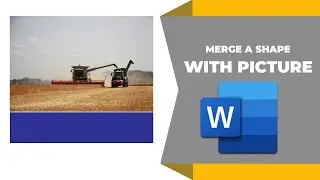 How to merge a shape with a picture in Word