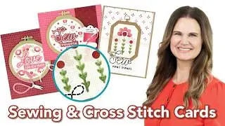 Sewing & Cross-Stitch-Themed Cards | Taylor VanBruggen