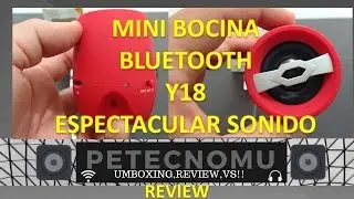 MINI BOCINA Y18 CON ESPECTACULAR SONIDO