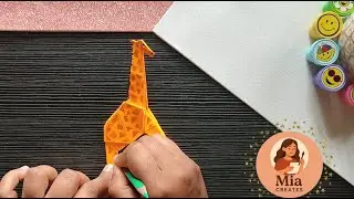 Easy Paper Giraffe Craft 🦒 | Fun & Creative DIY for Kids!